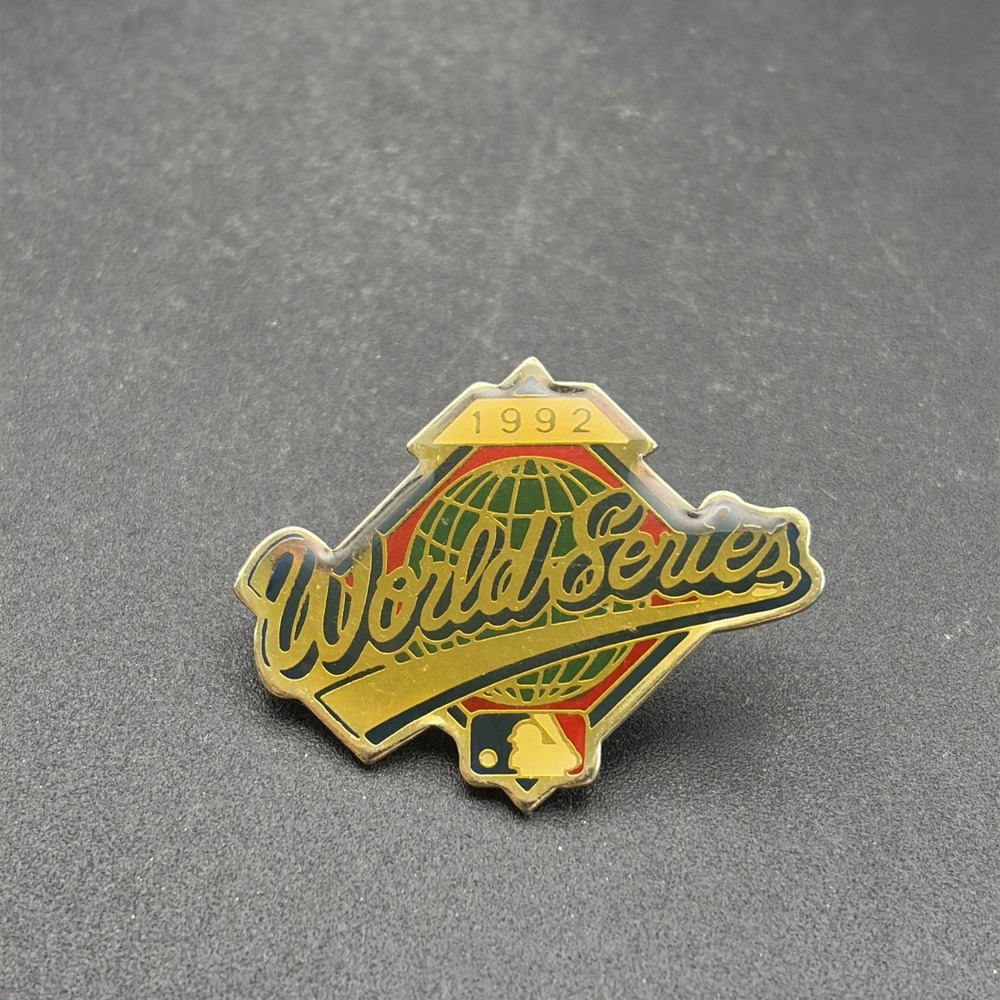 Vintage 1992 MLB Major League Baseball World Series Lapel Hat‎ Pin
